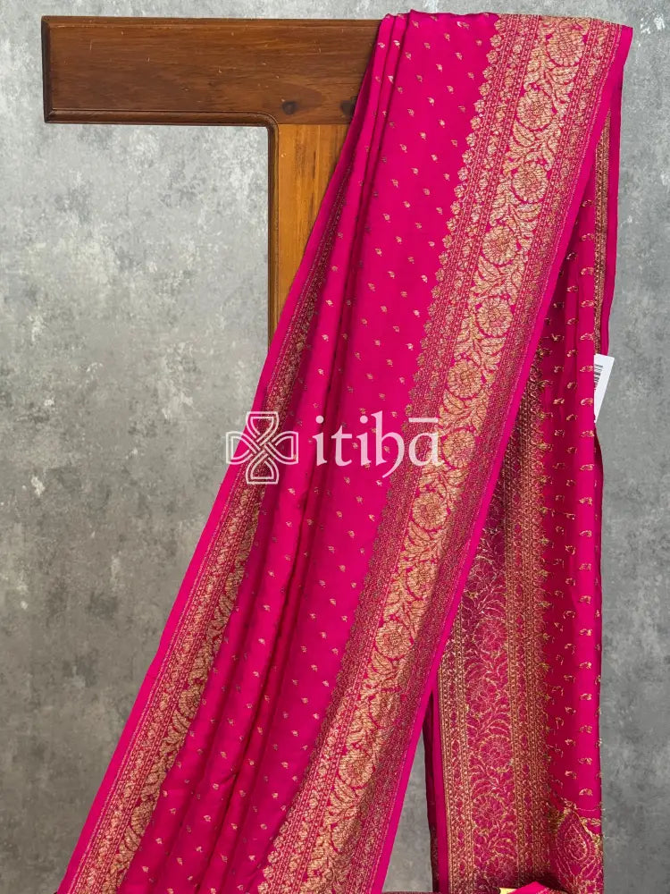 CREPE SILK HL BANARASI SAREE