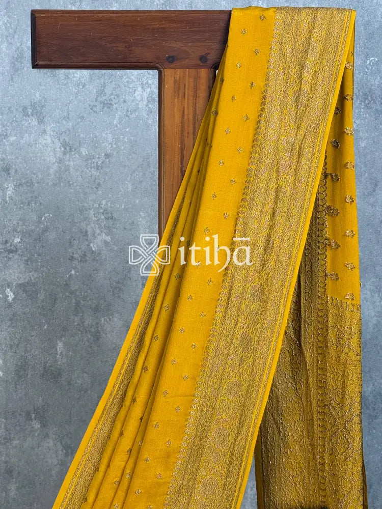 CREPE SILK HL BANARASI SAREE