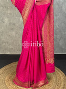 CREPE SILK HL BANARASI SAREE