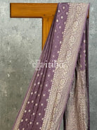 CREPE SILK JACQUARD WATER BANARASI SAREE
