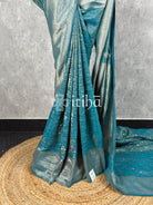 CRUSHED TISSUE SILK BANARASI SAREE