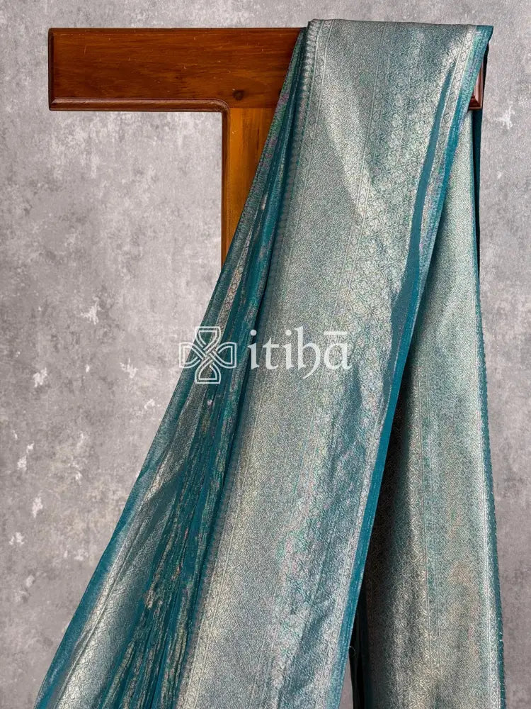 CRUSHED TISSUE SILK BANARASI SAREE