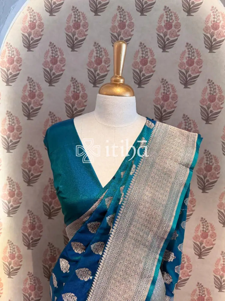 KATAN SILK BHUTA HL BANARASI SAREE