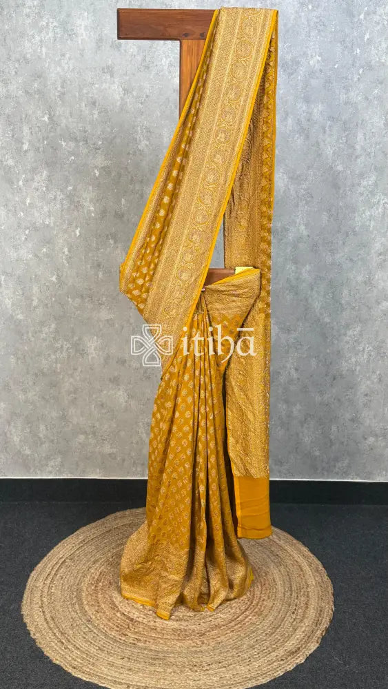KHADDI GEORGETTE HL BANARASI SAREE
