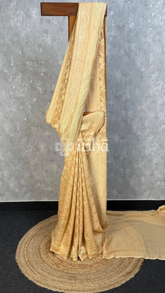 KHADDI GEORGETTE HL BANARASI SAREE