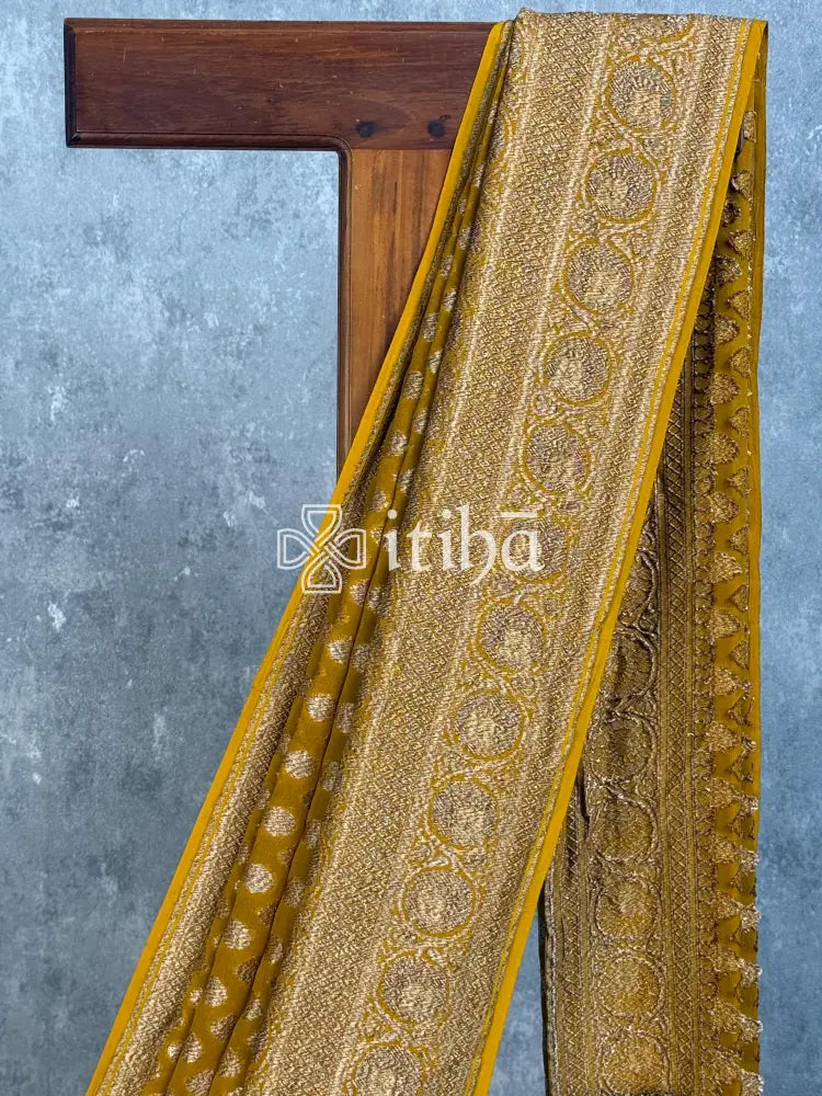 KHADDI GEORGETTE HL BANARASI SAREE