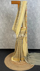 KHADDI GEORGETTE MEENA HL BANARASI SAREE