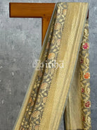 KHADDI GEORGETTE MEENA HL BANARASI SAREE
