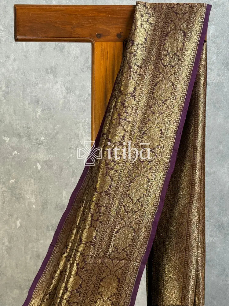 KORA ANTIQUE BROCADE BANARASI SAREE
