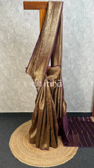 KORA ANTIQUE BROCADE BANARASI SAREE