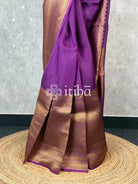 KORA ANTIQUE ZARI BIG BORDER BANARASI SAREE