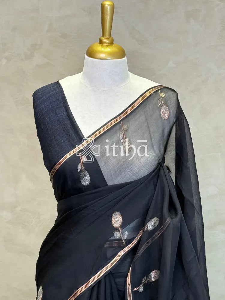 KORA MUSLIN JAMDANI SAREE