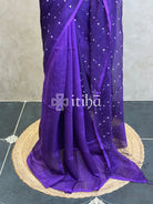 KORA MUSLIN SEQUENCE WEAVING SAREE