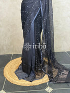KORA MUSLIN SEQUENCE WEAVING SAREE