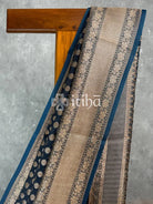 KORA WATER ZARI BHUTA BANARASI SAREE