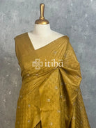 LINED TUSSAR SILK EMBROIDERYSAREE