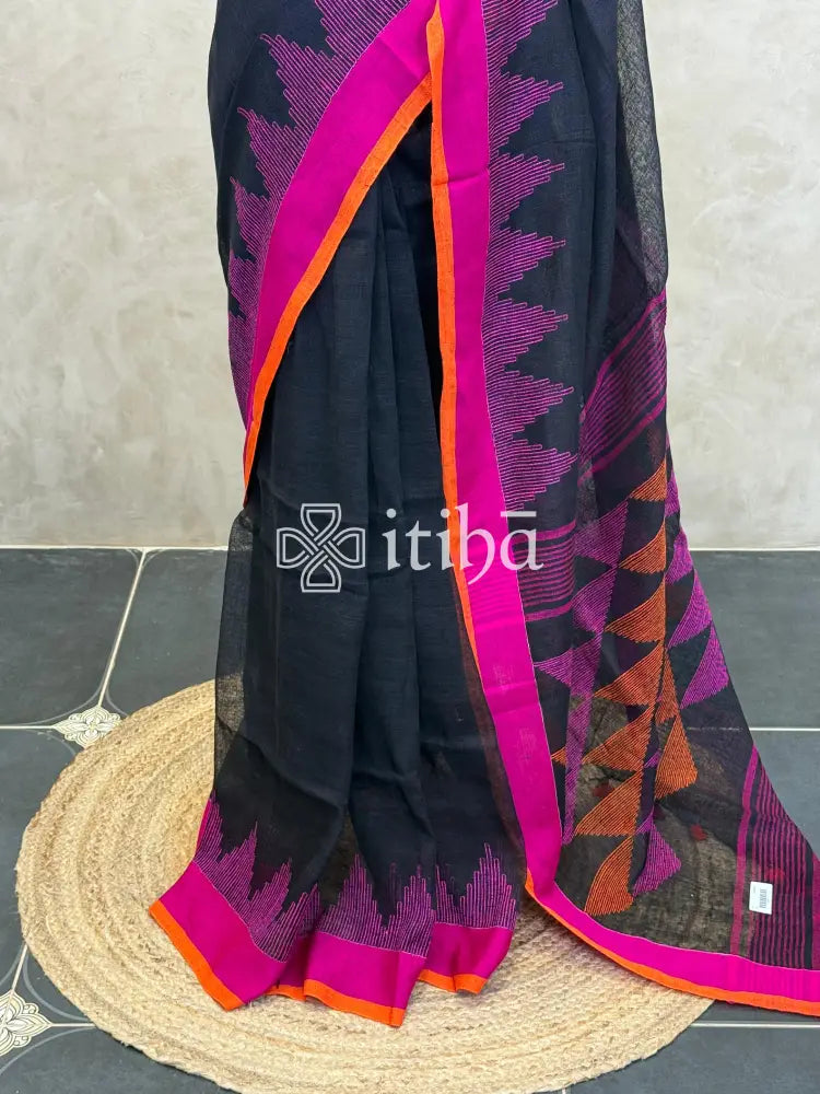 LINEN HANDLOOM SAREE
