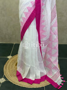 LINEN HANDLOOM SAREE