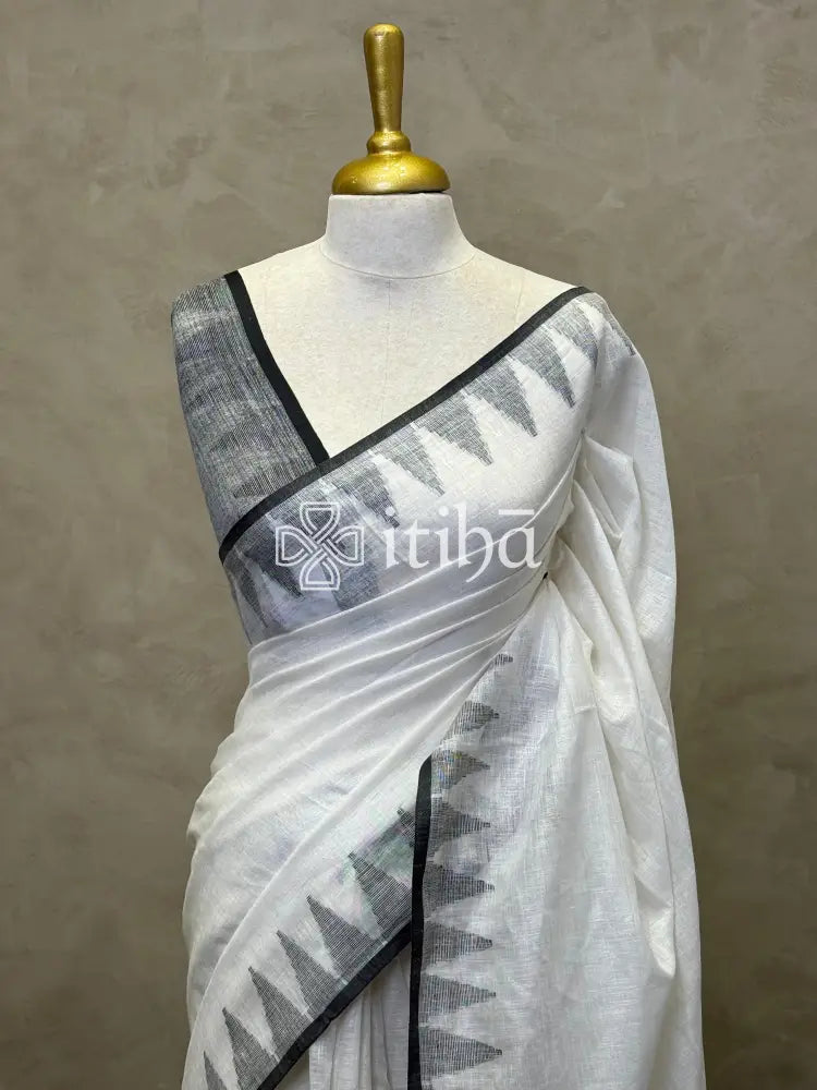 LINEN HANDLOOM SAREE