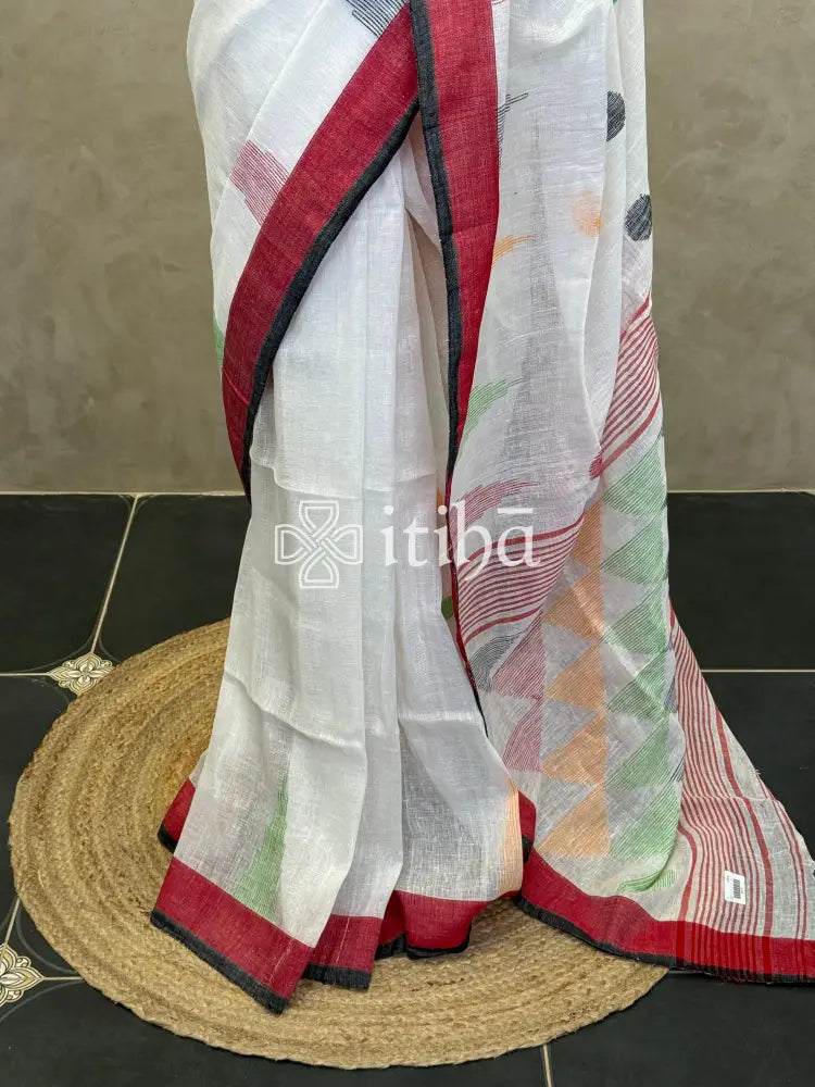 LINEN HANDLOOM SAREE
