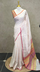 LINEN HANDLOOM SAREE