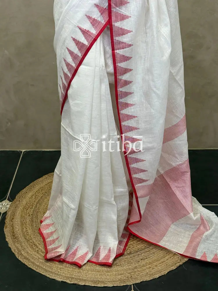 LINEN HANDLOOM SAREE