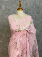 LINEN PRINTED SAREE