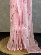 LINEN PRINTED SAREE