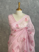 LINEN PRINTED SAREE