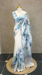 LINEN PRINTED SAREE