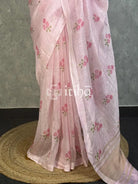 LINEN PRINTED SAREE