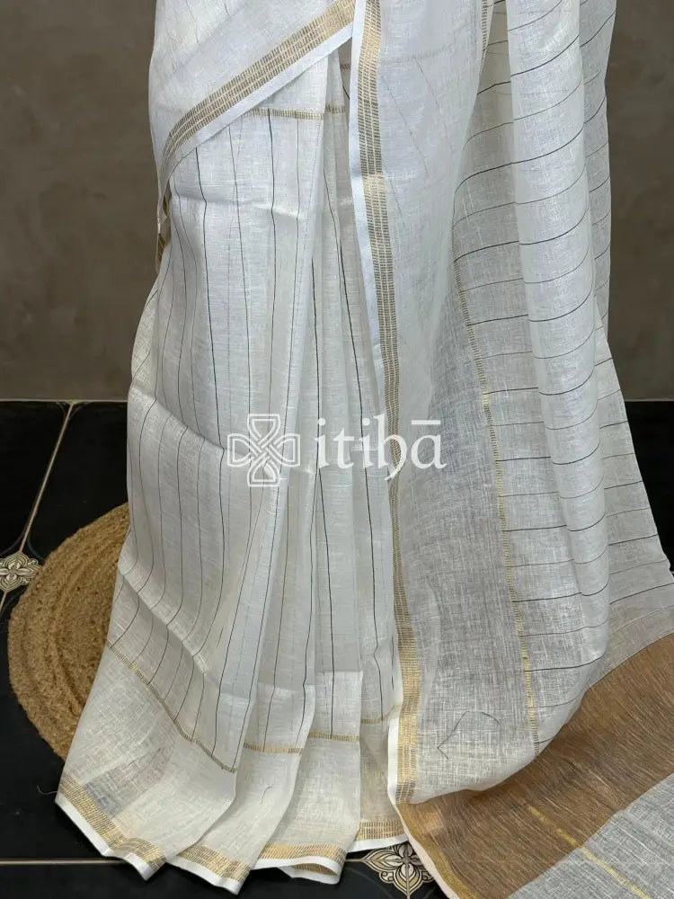 LINEN SAREE