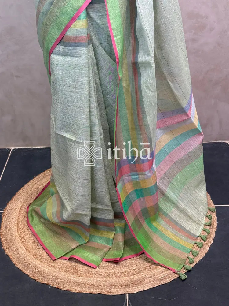 LINEN SAREE