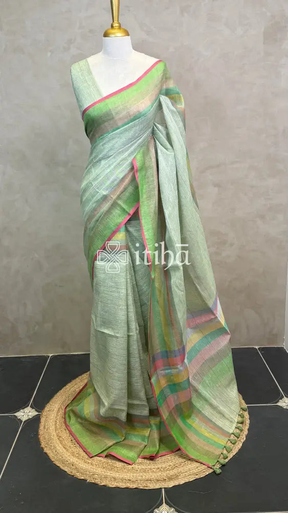 LINEN SAREE