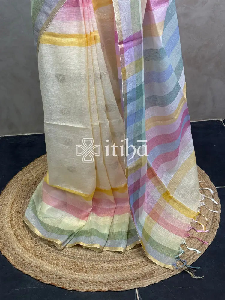 LINEN SAREE