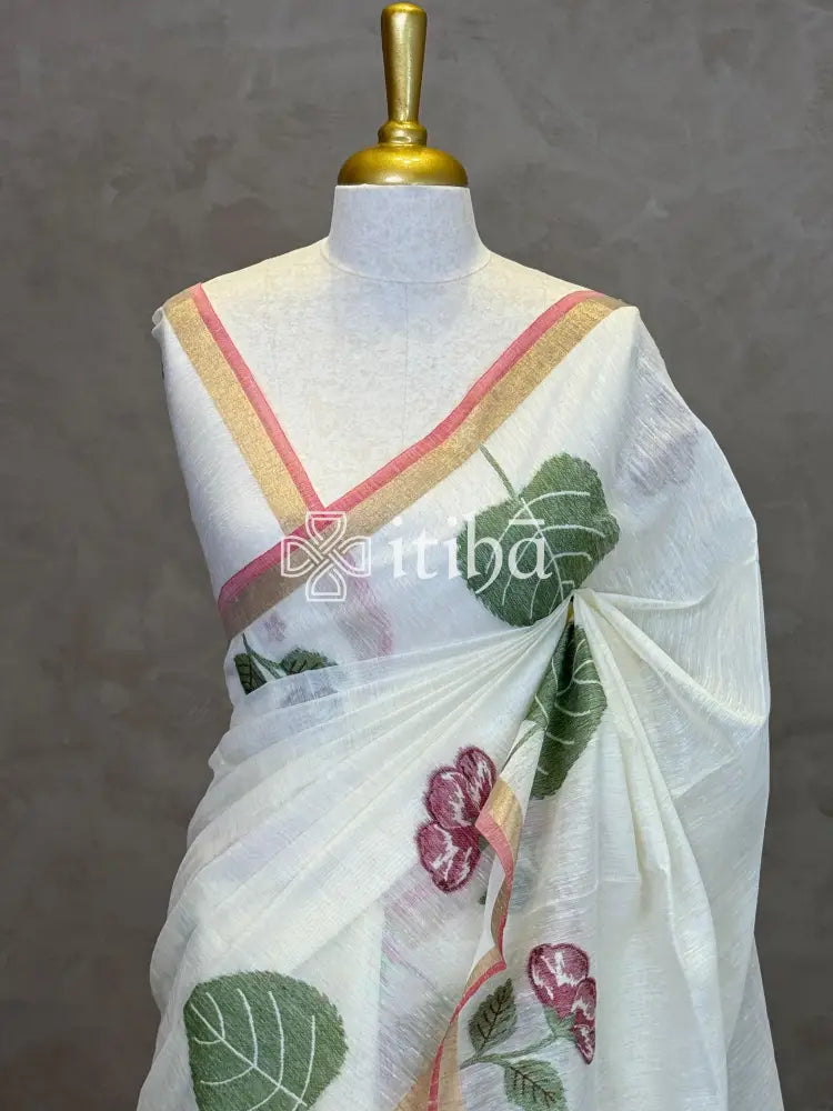 LINEN SAREE