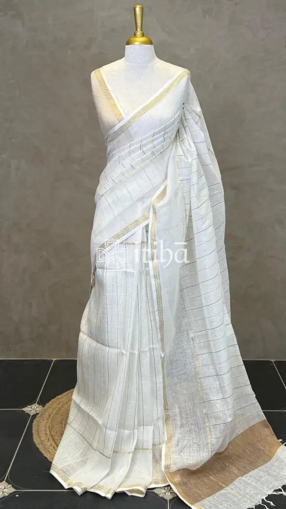 LINEN SAREE