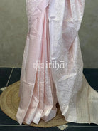LINEN TUSSAR SILK EMBROIDERY SAREE