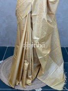 LINEN TUSSAR SILK EMBROIDERY SAREE