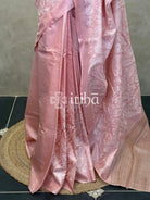 LINEN TUSSAR SILK EMBROIDERY SAREE