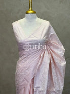 LINEN TUSSAR SILK EMBROIDERY SAREE