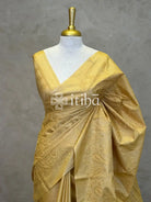 LINEN TUSSAR SILK EMBROIDERY SAREE
