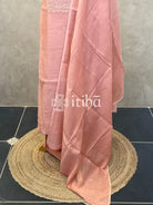 MUL CHANDERI CHIKANKARI SALWAR SET