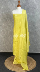 MUL CHANDERI CHIKANKARI SALWAR SET