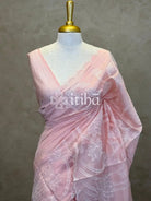MUL CHANDERI EMBROIDERY SAREE
