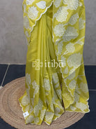 MUL CHANDERI EMBROIDERY SAREE