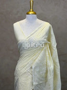 MUL CHANDERI EMBROIDERY SAREE