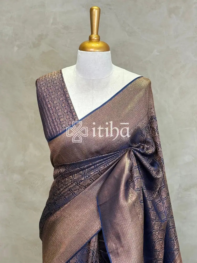 MYSORE CREPE BROCADE SILK SAREE