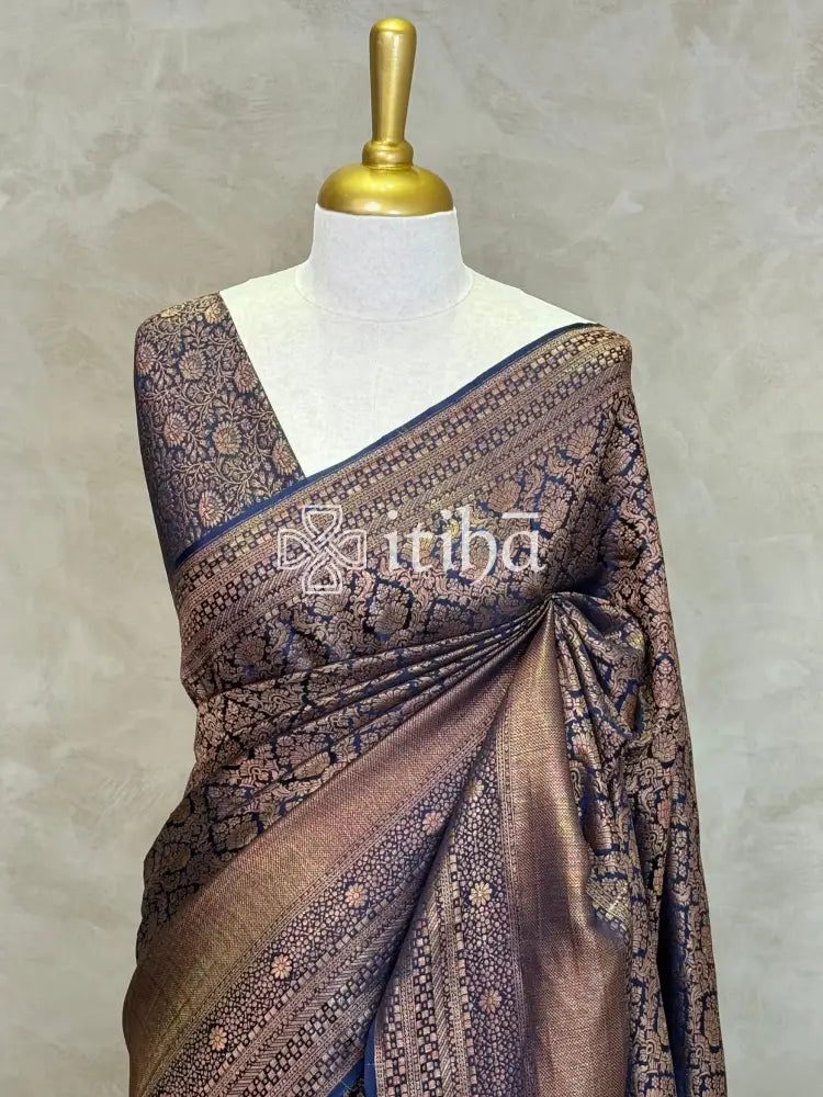 MYSORE CREPE BROCADE SILK SAREE