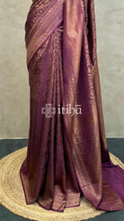 MYSORE CREPE BROCADE SILK SAREE